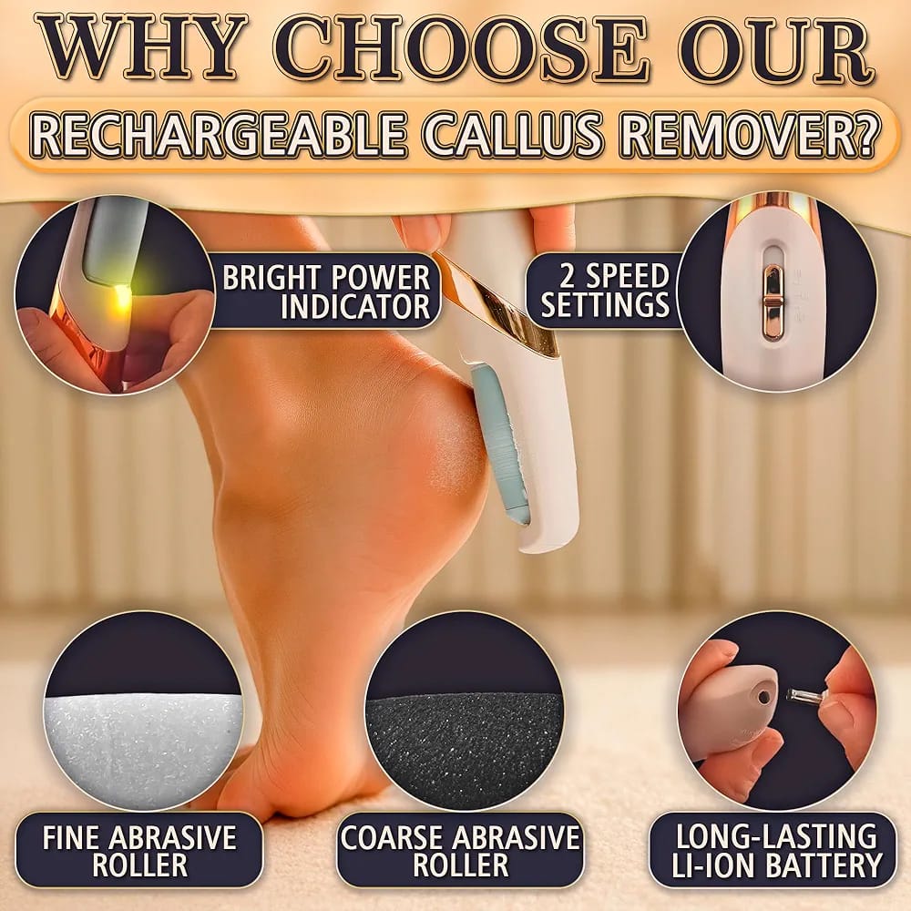 Electric Callus Remover – Smooth, Soft & Salon