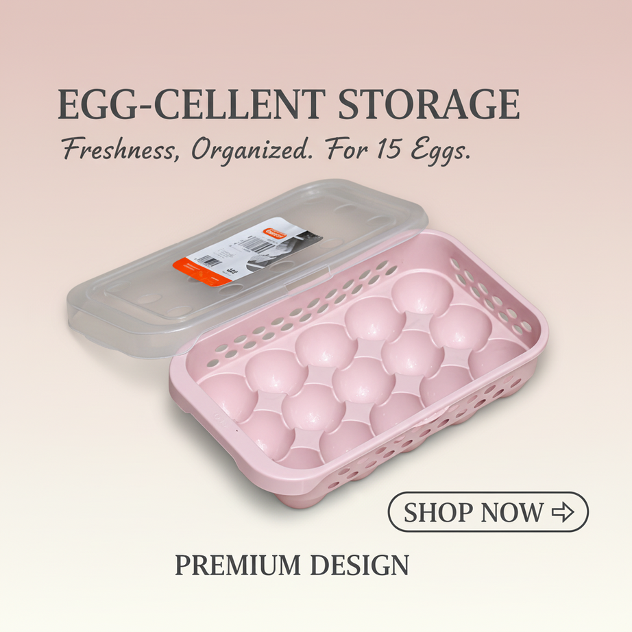 Egg Storage Box (15 Grids)