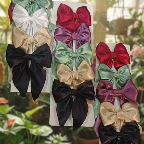 Pack of 5 New Big Bow Hair Clips For Women Cute Hair Accessories Latest Korean Fashion Hair Clip