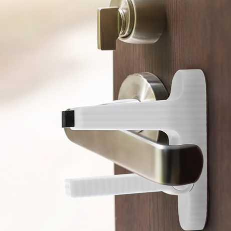 Door Handle Safety Lock – Child Proof Lever Lock | No Drill Door Lock