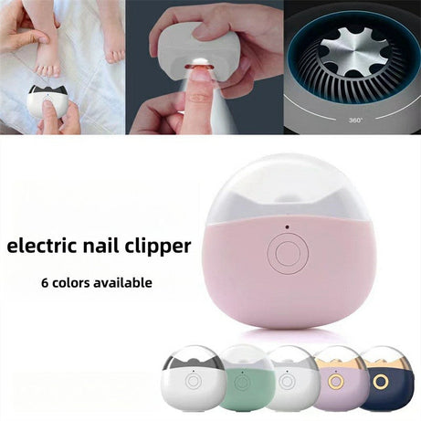 Adjustable USB Rechargeable Anti Pinch Automatic Electric Nail Clipper for Baby and Adult Use