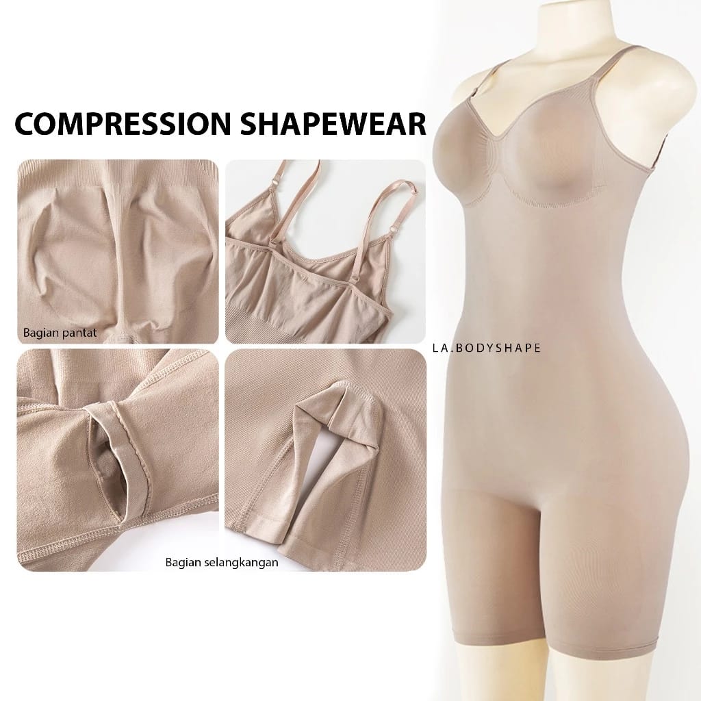 Frim Control Shaping for Women Seamless Crotchless Waist Slimming Body Shaper Full Bodysuit