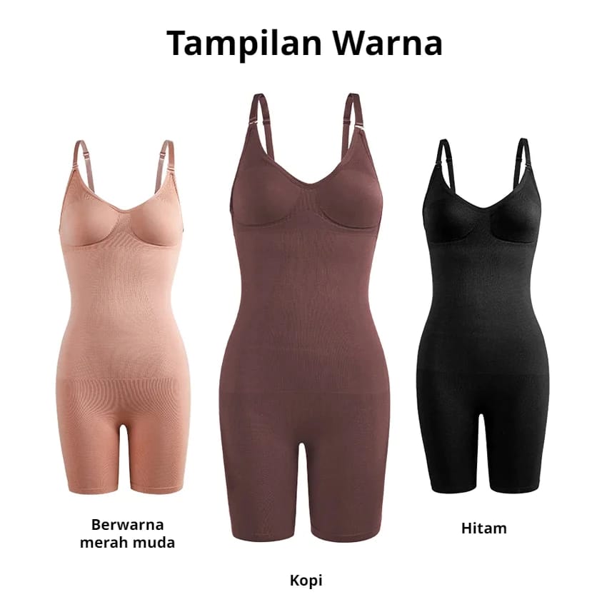 Frim Control Shaping for Women Seamless Crotchless Waist Slimming Body Shaper Full Bodysuit