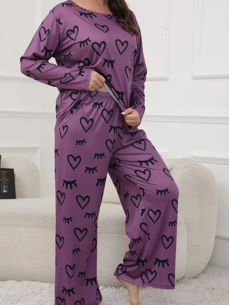 Purple Sleepy Love Nightwear