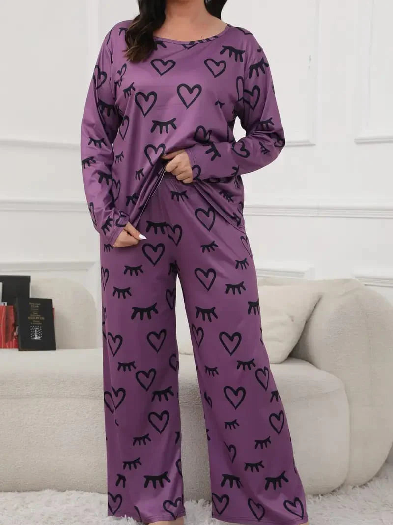 Purple Sleepy Love Nightwear