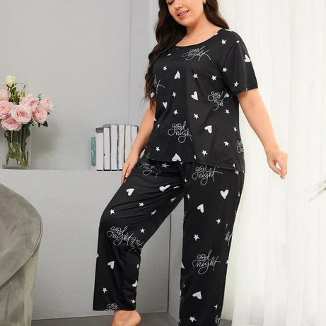 Black Goodnight Comfort Nightwear