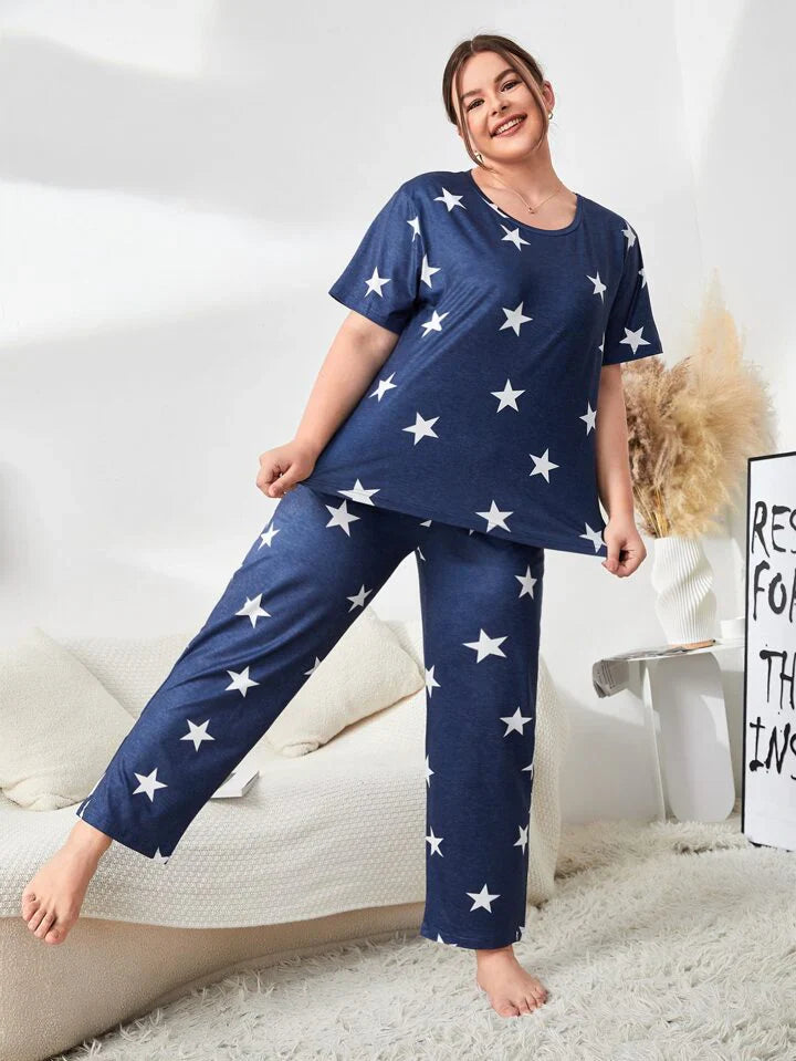 Blue Midnight Stars Nightwear