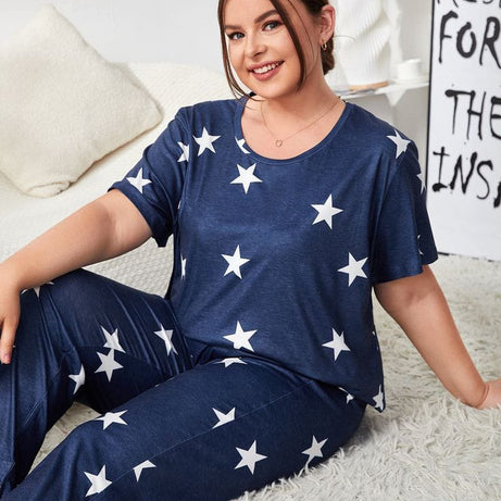 Blue Midnight Stars Nightwear