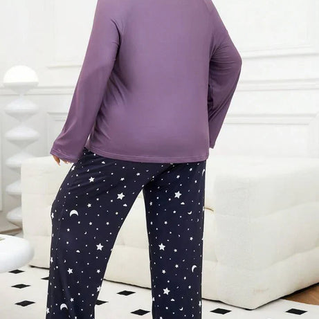 Purple Time To Sleep Nightwear