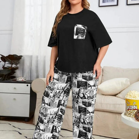 Dreams in Black & White Nightwear