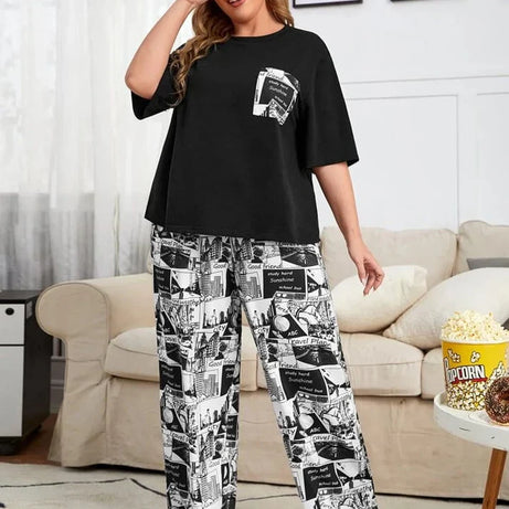 Dreams in Black & White Nightwear