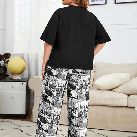 Dreams in Black & White Nightwear