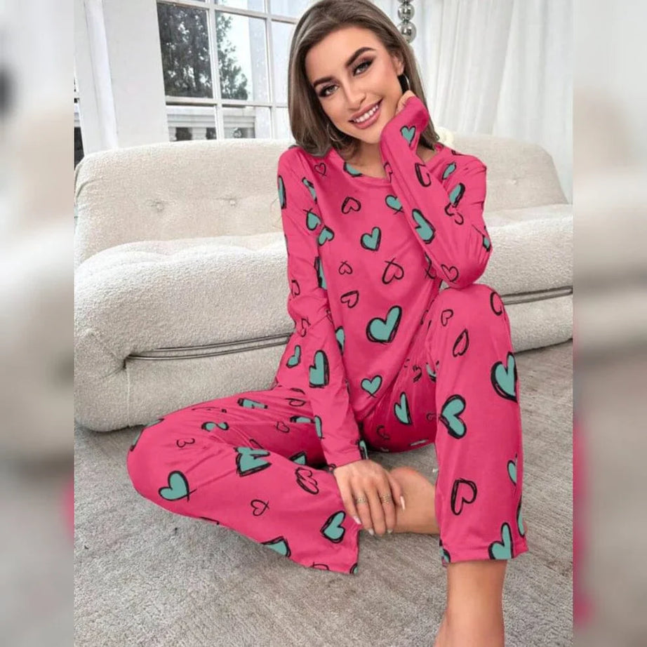 Pink Dreamy Hearts Nightwear