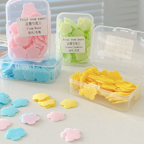 Travel Flower Soap Paper