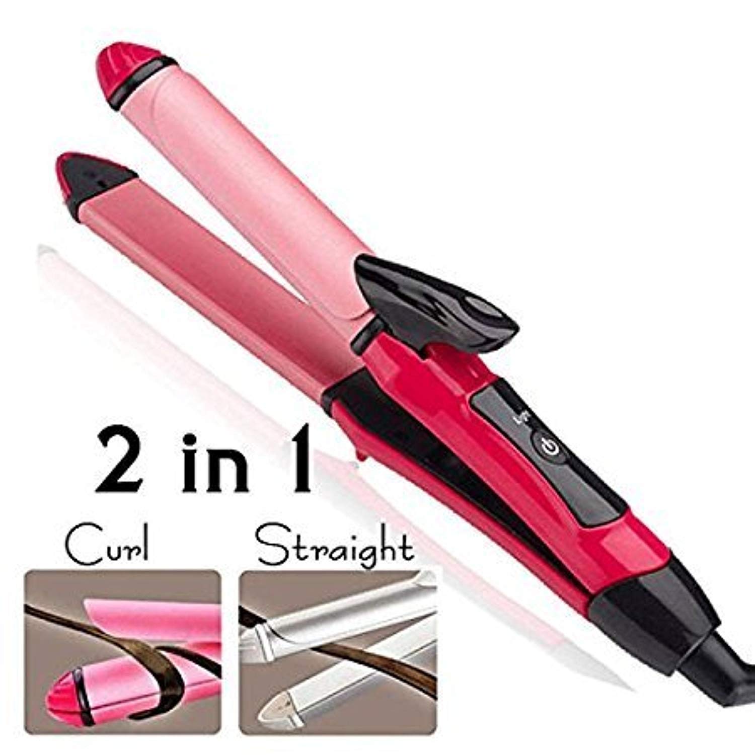 2 in 1 NOVA NHC 2009 Hair Curler and Straightener For Women