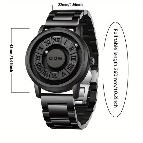 Men’s Roman Dial Luxury Quartz Watch