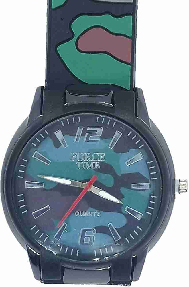 (Pack of 2) Force Time Army Analog Wristwatch For Men and Boys