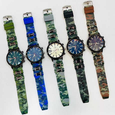 (Pack of 2) Force Time Army Analog Wristwatch For Men and Boys