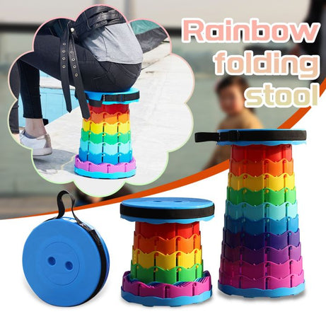 Foldable Telescoping Stool – Adjustable Portable & Super Strong