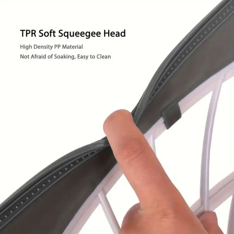 Plastic Silicone Wiper Broom Durable Floor and Glass Home Cleaning Tool with Long Handle