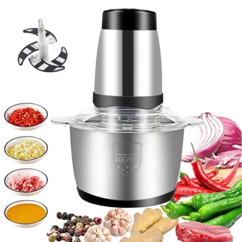 Multifunctional Electric High Power 3L Household Stainless Steel Meat Grinder and Blender &nbsp;Food Processor and Chopper