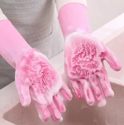 Silicone Cleaning Gloves
