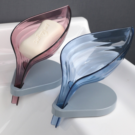 Azaadi Sale Offer 5 Pcs Leaf Shape Soap Holder with Self Draining (5 Holders)