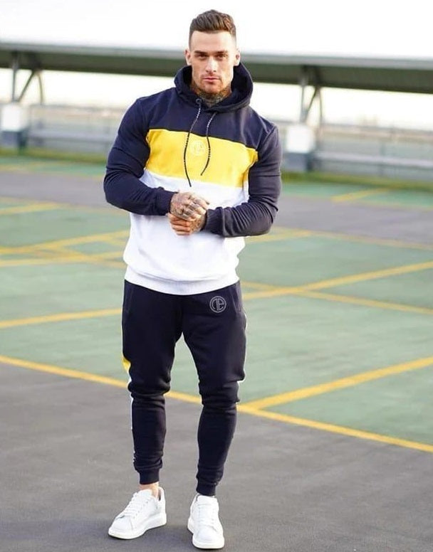 Contrast Panel Track Suit