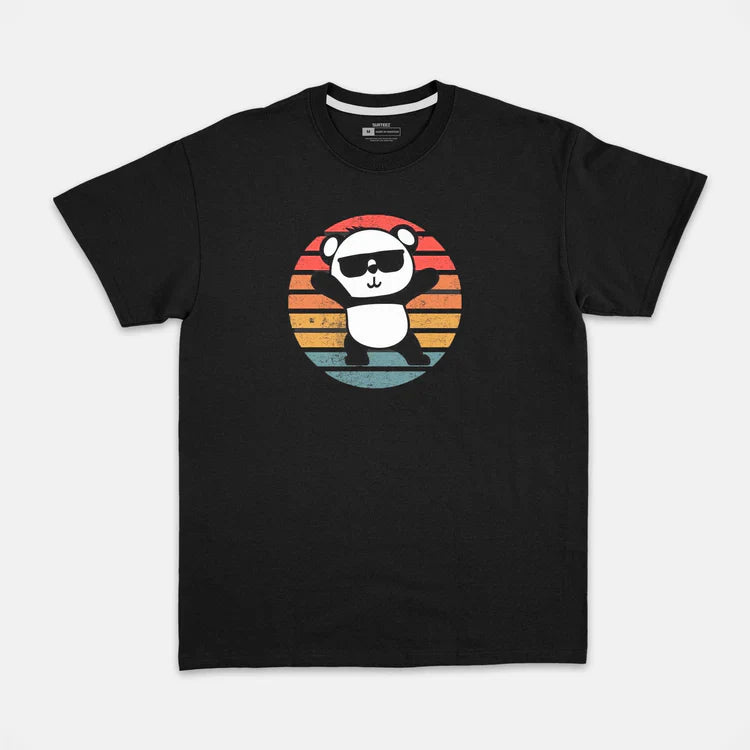 Cool Panda Graphic T-Shirt