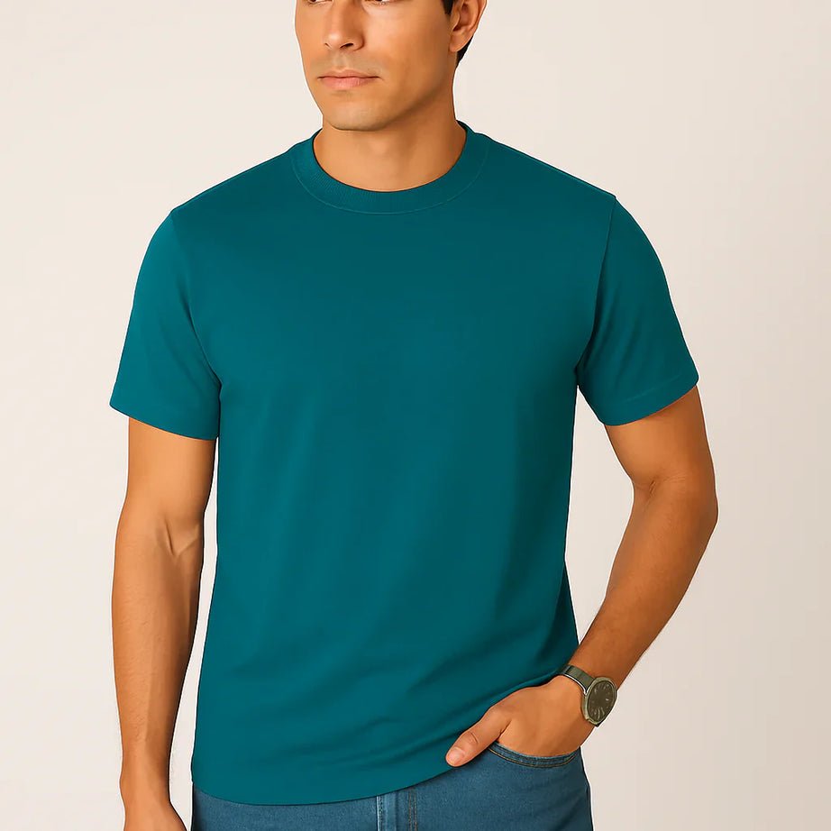 Crystal Teal Basic T-Shirt