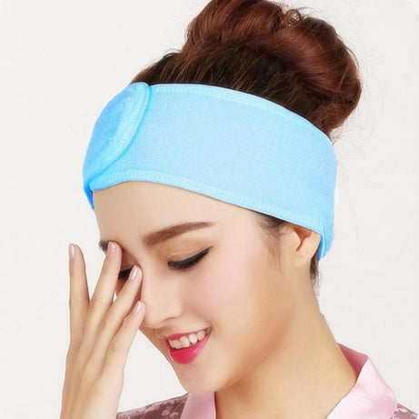 Soft Elastic Facial Hair Headband (1Pc)