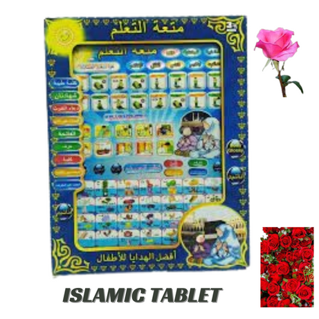 Interactive Islamic Quran and Arabic English Words Learning Educational Tablet Toy for Kids
