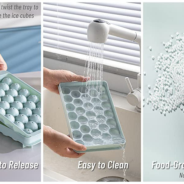 Buy 1 Get 1 Free Offer 2 Imported Round Balls Ice Cubes Tray for Slow-Melt and Prolonged Cooling