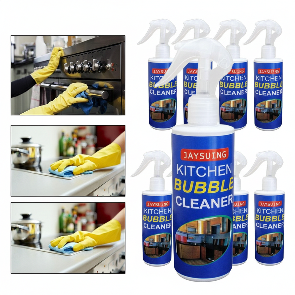 Multi-Purpose Cleaning Bubble Spray For Clean Detergent Stains Practical and Effective Grease