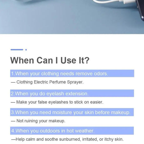 Rechargeable Facial Steamer Mist Sprayer Humidifier Nebulizer and Beauty Skin Care Tool