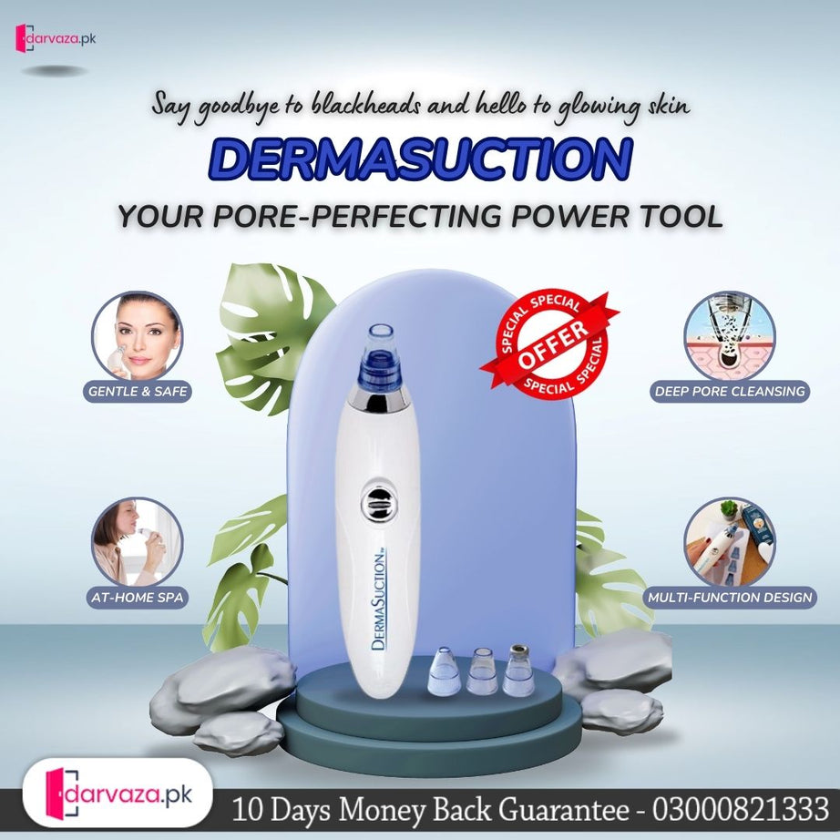 DermaSuction Multifunctional Cleaning Instrument For Pore Acne Pimple Removal and Vacuum Suction Facial Pore Cleaner Rs 1599