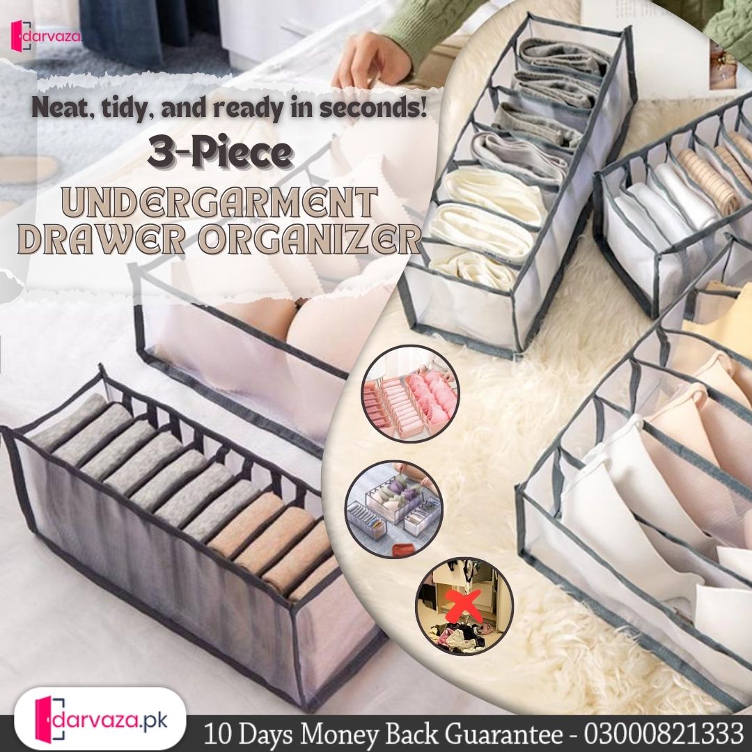 Buy 1 Get 2 Free Undergarments Drawer Organizer 3 Pcs