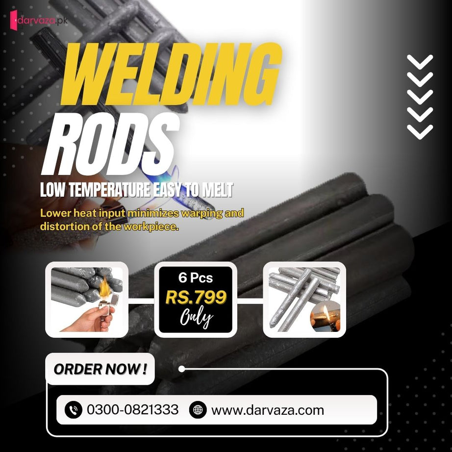 6 Pcs Low Temperature Welding Rods Easy to Melt