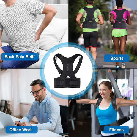 Adjustable Posture Corrector Belt for Waist and Back Support