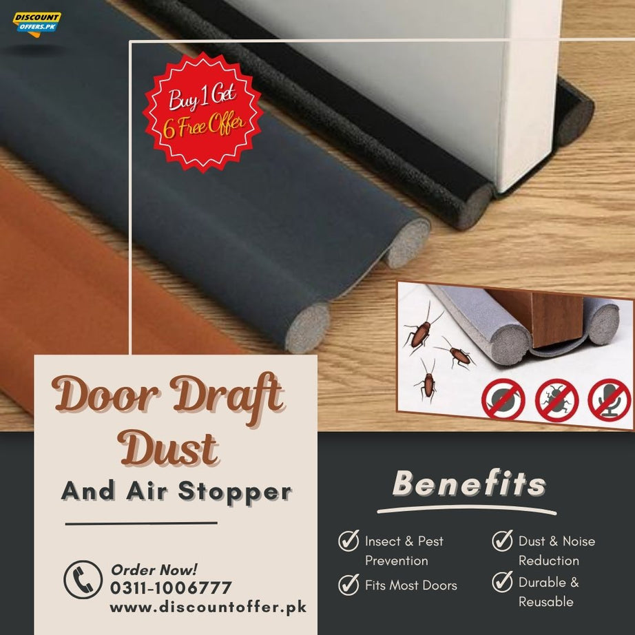 Pack Of 5 - 40 Inch Door Dust Stopper Draft & Insect - Air Stopper