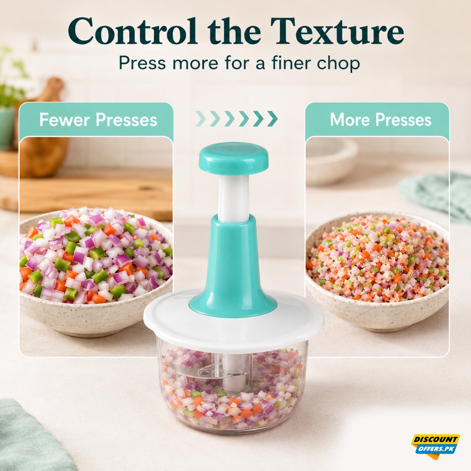 Imported Manual Hand Push Multifunctional Chopper Mixer Cutter and Grinder