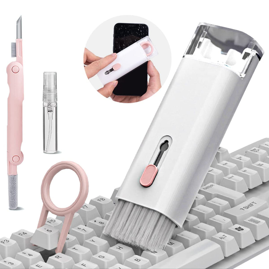 7 in 1 Multi Function Keyboard and Mobile Earphone Dirt Fingerprint Removal Cleaning Kit with Box
