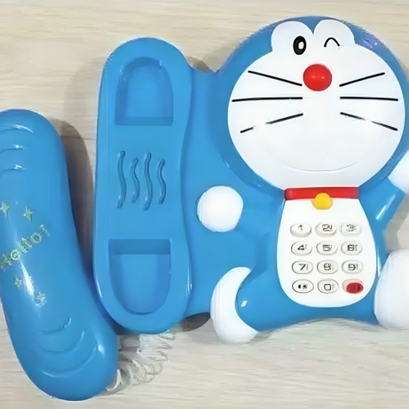 Mini Doraemon Learning Telephone Musical Toy For Kids