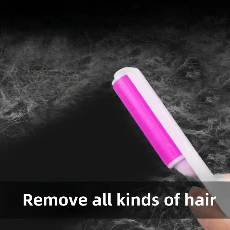 (Pack of 3) Mini Pocket Compact and Portable Lint Roller with Washable Refill