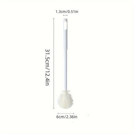 (Pack of 2) Long Handle Silicone Bottle Cup and Jars Cleaning Brush For Home and Outdoor Use