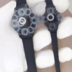 (Pack of 2) D Com Quartz Stainless Steel Clock Dial Analog Wristwatch For Men and Women