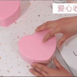 Heart Shape Double Layer Jewelry Organizer Storage Box For Women