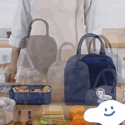 Portable Universal Fit Water Resistant Thermal Insulated Oxford Fabric Lunch Bag Tote with Thickened Design for Outdoor Use