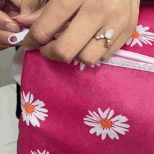 (Pack of 4) Printed Clothing Storage Organizer Bags For Traveling Home and Outdoor Use