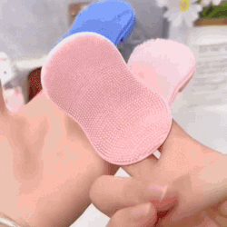 (Pack of 2) Soft Silicone Manual Facial Cleansing Finger Face Brush for Makeup Removal Nose and Wing Cleaner for Women